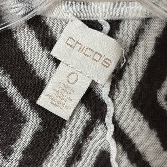 Woman’s Chicos Dolman Lightweight Semi Sheer Open Cardigan, Brown Size 0 Small - Picture 3 of 6